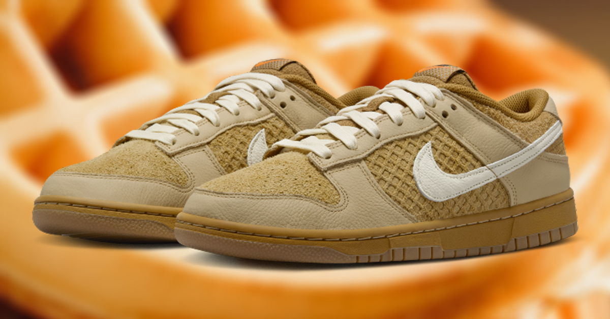 Nike serviert das Frühstück auf Sneakers mit dem Dunk Low „Waffle“